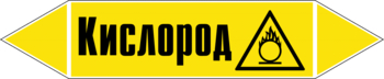 Маркировка трубопровода "кислород" (пленка, 507х105 мм) - Маркировка трубопроводов - Маркировки трубопроводов "ГАЗ" - Магазин охраны труда и техники безопасности stroiplakat.ru